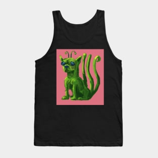 Green alien dog Tank Top